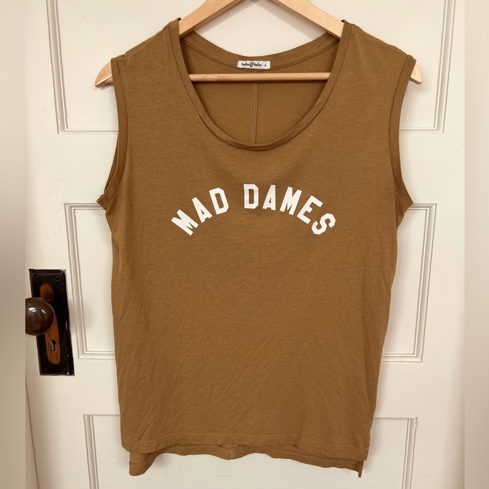 The Bee & The Fox MAD DAMES Muscle tank Tee L